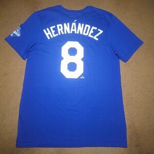 Nike Los Angeles Dodgers Kike Hernandez Player  & Number T-Shirt Size Small